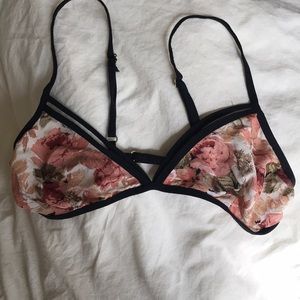 Floral bra